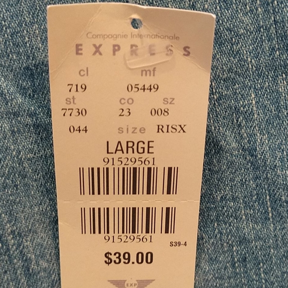 Express Bleus Denim Racer Back Dress - Picture 5 of 5